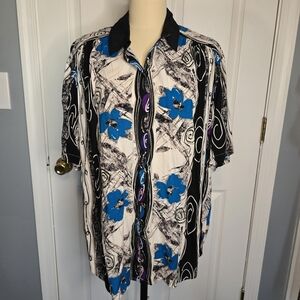 Vintage Men's Tapestry Button-down